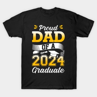 Proud Dad Of A Class Of 2024 Graduate T-Shirt